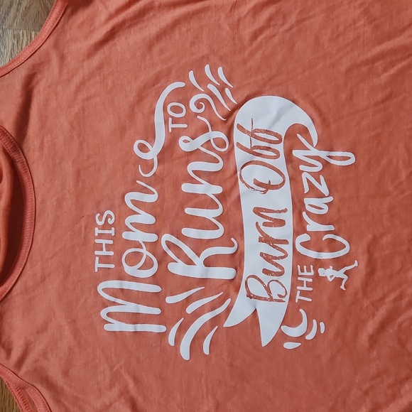 Coral Graphic Tank Top-Size Medium - Picture 4 of 4